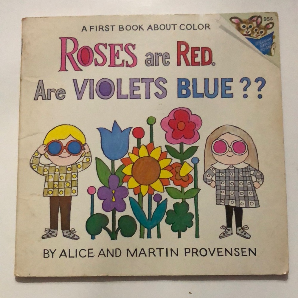 VTG Book Roses are Red, Are Violets Blue?